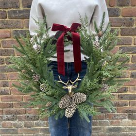 Woodland Stag Wreath